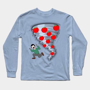 Panic at the Tomato Tornado Long Sleeve T-Shirt